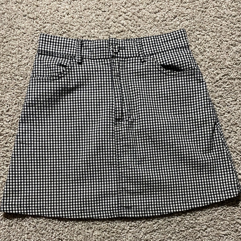 plaid skirt